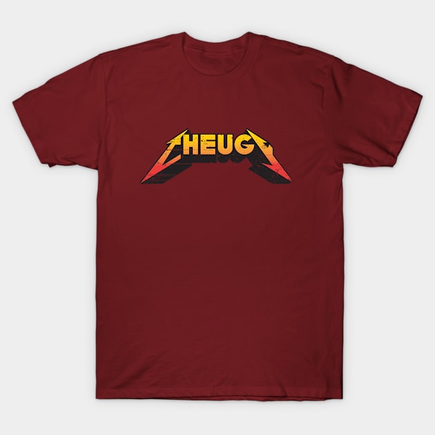 cheug metallica script gen z tiktok T-Shirt by KingShit